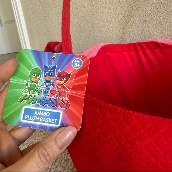PJ Masks Red Owlette Plush Jumbo Halloween Easter Bucket For Trick Or Treat - Picture 5 of 8
